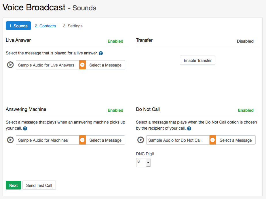 DoNotContact List CallFire